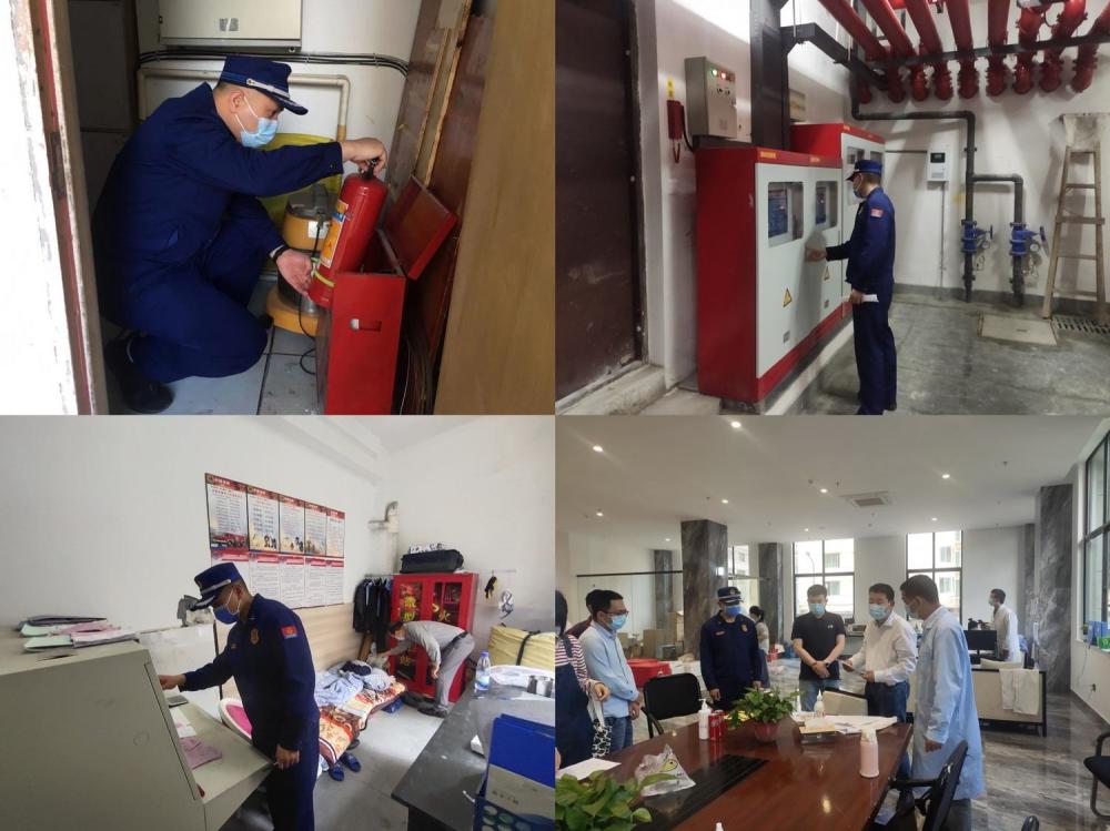 麗水支隊聯合多部門開展疫情防控集中隔離點消防安全專項檢查行動